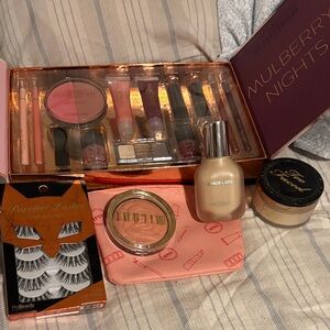 Mulberry Nights Makeup Collection with Pink and Cream Accents